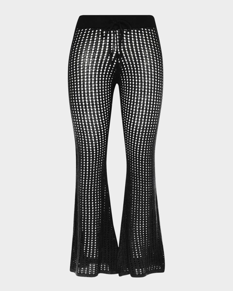 Resort Crochet-Knit Beach Pants